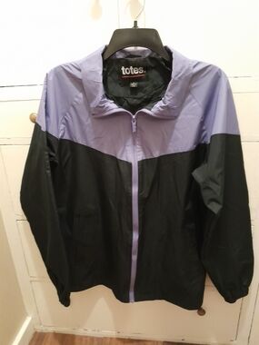 totes Black and Lavender Lightweight Windbreaker Jacket - Women's